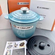르쿠르제고메밥솥 냄비밥 스타우브 주물 18cm, 블루, 한개옵션1