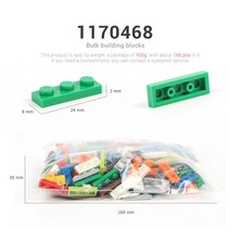 중국레고 100 그램/갑 Multicolour DIY 모델 빌딩 블록 장난감 부품 대량 벽돌 레고 선물, 04 1170468