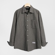 제이에이치스타일 데님 스트라이프 셔츠