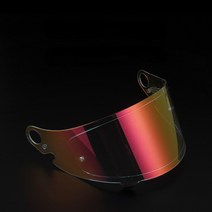 바이크헬멧 SHOEI 글램스터용 헬멧 바이저 풀페이스 오토바이 렌즈 UV 보호 방수 쉴드, 06 Revo Red, 한개옵션1