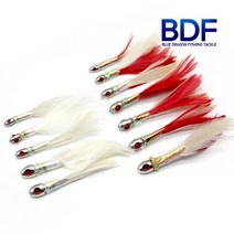 청룡조구 국산 수제 닭털루어 농어루어 국내생산 자작 고급 깃털 자작 트래블훅, 10.화이트_8g + 훅1ea