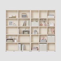 한샘 샘 와이드 책장 5단 120cm+샘 5단 120cm시공set, 그레이(D)