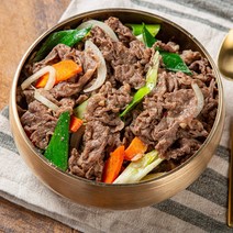 전류리종가집 1+등급 한우 양념 소 불고기 소불고기전골 500g 소고기불고기 냉동, 300g x 1팩 총 300g, 1개
