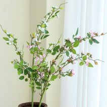 [바보사랑] 사과꽃 가지 조화 (2colors), 색상:핑크