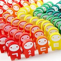 알록달록 한글숫자 도미노 102P 세트 어린이도미노, 본상품
