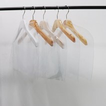 지엔디스플레이 PVC 투명 옷가게 세탁소 비닐 의류 옷걸이커버 옷덮개 소자 10묶음