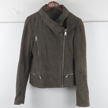 올세인츠 스웨이드 바이커 가죽 자켓 K0008VTO
