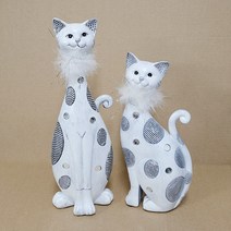 꾸미아트 케트 고양이 인테리어 소품 세트, 엔틱