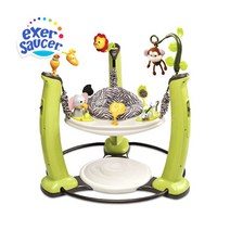 O 이븐플로 엑서쏘서 정글 퀘스트 점프&런/어린이 점프 범퍼 장난감 멜로디 보행기 책상