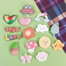 A.귀여운 아크릴 브로치 미니 배지 패션와펜 15종택1