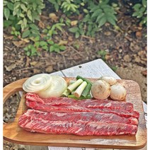 갈비살 늑간살 250g / 500g (구이 찜 국거리) 뼈없는 갈비찜 수입소고기 미국산 소갈비 캠핑용 바베큐, 롱갈비살(500g), 1개