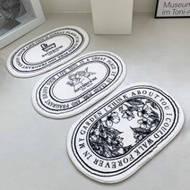 [큐피큐피] 프렌치 발매트 러그 3type, 선택옵션