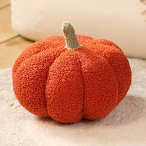 아일랜드인테리어 20cm 귀여운 북유럽 할로윈 호박 플러시 장난감 부드러운 식물 봉제 인형 휴일 소품, 01 fan red_01 20m