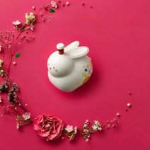 스팟 홍콩 및 마카오 스타벅스 2023 새해 토끼 곰 머그 머그 보온병 유리, 토끼돈상자의중국설날