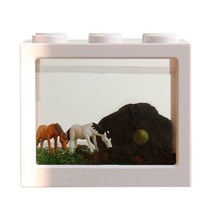 세남자바스켓 제주 국산 마리모 말 DIY 세트, 흰색 블럭