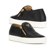 GIUSEPPE ZANOTTI 10주년 메이 런던 더블지퍼 슬립온 블랙 RW70006 NERO