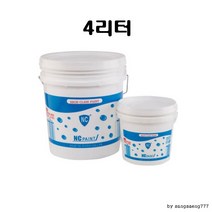 엔씨 수성 탄성코트(백색) 4L 고신축성을 갖도록 제조된 수용성 도료, 상세페이지 참조, 1개