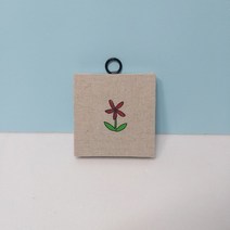 [천삼백케이] [김하다] 화단의꽃 손그림 미니액자 귀여운 인테리어(10x10cm)
