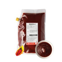 아이엠소스 매콤쫄면소스-1kg (새콤 달콤 매운맛 쫄면소스)-기분좋은 매운맛, 매운쫄면소스-1kg