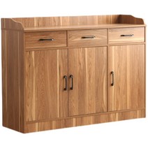 카페 셀프바 PC방 음료 반납대 셀프 반납 선반 수거함, 길이120x폭40x높이90cm 티크, 1개