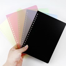 PVC PP 제본표지 제본커버 A4 (타공있는 제품), PP커버(A4), 핑크