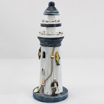 모던이스트 등대 모형 카페 인테리어 세트 촛불 LED 티라이트 무드 장식 미니어처, 원목 등대 - 엑스트라사이즈(마도로스)