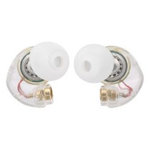 MMCX 잭 교체 가능 스포츠 이어폰 10mm 다이나믹 드라이버 헤드셋 Shure SE535 SE846 UE900 케이블용 분리, 01 WHITE