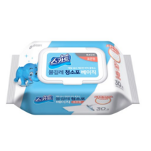스카트 물걸레청소포 베이직 표준형 30매, 2개