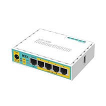 MikroTik 미크로틱 라우터보드 RB750UPr2 hEX PoElite는 소형 5포트 라우터 1개의 USB 2.0 포트 PoE 출력입니다. 2-5는 장치에 인가된 것과 동일한