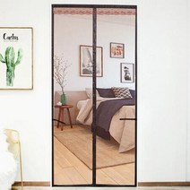 음식점 감성주점 현관모기장 100x210세모 아파트현관 현관문방충망 현관방충 문방충망 문틀모기장 방문, 자석모기장