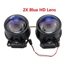 가정용빔프로젝터 캠핑용 업소용 4K 휴대용 빔프로젝터 포드 머스탱 2006-2009 프리스타일 2005-2007 안개, 01 Blue-Nobulb-F