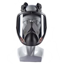 해외 미세먼지방독면 방진 화학 화재 가스 스프레이 페인트 전용 안면 입 코 풀 전면마스크 공기호흡기-21878, 단일옵션, 02. 풀 마스크 바디 1 개