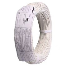 권선코일 구리선전기 케이블 UL1007 16-30AWG 주석 도금 구리 PVC 내열성 부드러운 실리콘 와이어, [01] White, [02] 18 AWG, [02] 10m