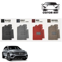 벤츠 GLC 코일매트 카매트 풀확장 전차종 커스텀제작, 벤츠 GLC 1열+2열확장형 블랙
