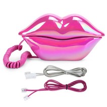 유선 인터넷 집 다이얼 전화기 다이얼 Telefono Fisso Rosso Moda 립