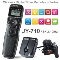 PGM1*^몰호루스벤누 유무선 타이머 릴리즈 JY-710-A (캐논RS-80N3타입 2.4GHz 인터벌) 카메라리모컨 촬영용 액세서리 무원격제어 소품 디지털^*1췤pgm, a^^*옵션없슴