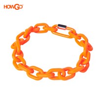 엘엘상사 HOWGO 튼튼한 강아지 목줄 목걸이, 오렌지