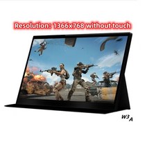 포터블모니터 포터블 보조 서브 모니터 15.6 인치 4K 터치 휴대용 모니터 HDMI C타입 3.1 두 번째 확장, 01 14.0 768p NO Touch