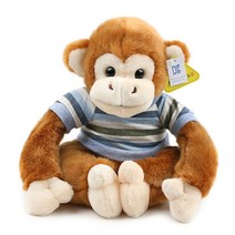아망스 골드몽키 봉제인형 다크브라운 - 대형(30cm)대형인형 동물인형 캐릭터인형 누리토이즈 애착인형