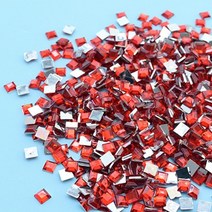 크리스마스 카드 꾸미기 사각 미니 네모큐빅 빨강 200p 만들기DIY 성인취미 공예