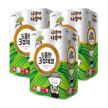나무야나무야 도톰한 3겹 데코 화장지 30m, 30개입, 3개