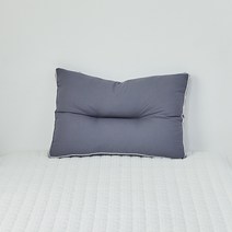 모던하우스 일산점 커버가 필요없는 경추굽베개 NAVY 50*70 경추베개, 그레이