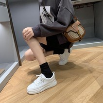 여성 키높이 캔버스화 단화 운동화 통굽 굽높은 다리길어보이는 20대 예쁜 경량 푹신한