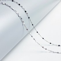 [DC1-026] 써지컬스틸 부자재 에폭 입술 체인 [50CM] 남자 여자 목걸이만들기 DIY 재료