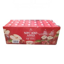 스페인 주프리미엄 NFC100 프리미엄 착즙 사과주스 종이팩 200ml x 24개입 애플, 24개