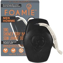독일 포미 Foamie Cleaner for Men 남성 코랄 3in1 올인원 고체 비누 샤워 바디바 90g, 5팩