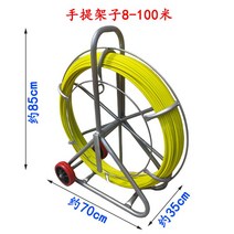 전선 풀링기 풀링 다이 선통기 포설 요비선 로비선 케이블, 단일사이즈, 8x100M 휠/브레이크 직경 7MM+