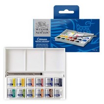 바보사랑 윈저앤뉴튼 코트만 고체물감 포켓박스 12색 세트.윈저앤 뉴튼, 선택:WI0390640