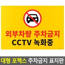대형 포맥스 주차금지 표지판 걸이식표지판 아크릴표지판 안내판, 단품