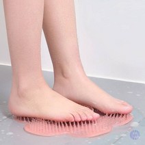 클린 풋 브러쉬 핑크 발바닥지압 발브러쉬 발지압매트 풋브러쉬매트